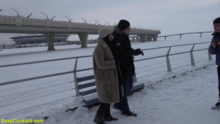 Вот так куколд! Рогоносец разрешил девушке трахаться с незнакомцем с улицы